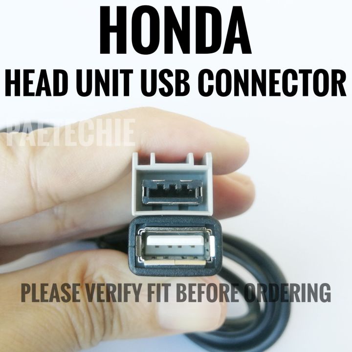 USB Adapter Cable Harness Connector Honda Head Unit Female | Lazada PH