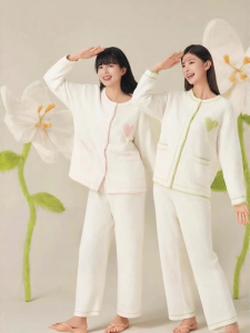 SHI YUE JIE JING | Warm Maternity Pajamas Suite