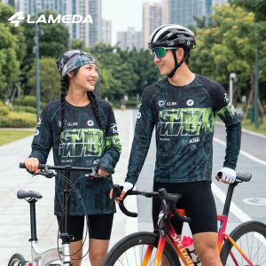 LAMEDA(兰帕达) | Breathable Moisture Wicking Cooling Long Sleeve Cycling Jersey
