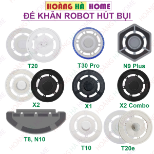 Đế gắn khăn lau tương thích robot hút bụi ecovacs X1 X2 T8 N10 T10 T20 T20e N9 plus T30 pro X2 Combo. Phụ kiện robot đế robot