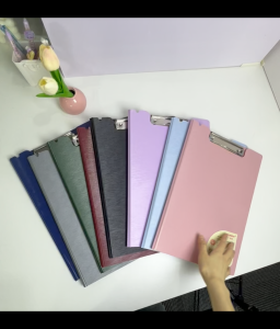 Clipboard Long with Cover File Folder Paper Organizer Hard PP Clip Board Folder Writing Board School Office Supplies
