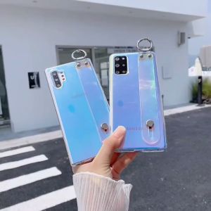 Ốp Lưng Hologram Đính Dây Xỏ Tay Samsung Galaxy S25 Ultra / S24 Ultra / S23Ultra  / S23+/ S22 Ultra / S22 Plus / S20 Ultra / S20 Plus / Note20Ultra / Note10 Plus
