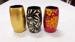 Hủ Cắm Bút Sơn Mài Cao Cấp Thanh Bình Lê để cắm bút trang trí bàn kệ văn phòng quà tặng ý nghĩa