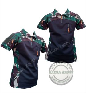 kaos bdu wangki scuba spandex kaos tactical bdu t-shirt scuba spandex lengan pendek variasi loreng tni malvinas