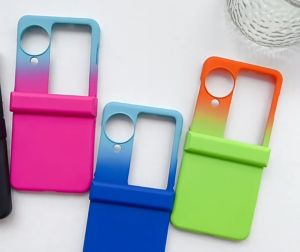 For OPPO Find N3 Flip Casing Gradient Hard Plastic Phone Case Cover