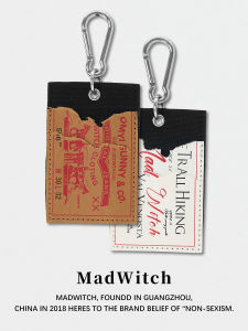 American Retro Street Unique Design Denim Patch Pendant