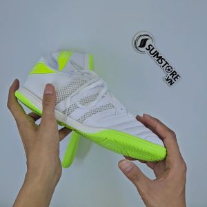 Giày Thể Thao Đá Banh Đế Bằng Winbro Sala Trắng - Sân Đế IC Cho Sân Futsal Và Cỏ nhân tạo đã may ful