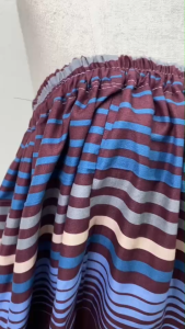 กระโจมอกลายโสร่ง ผ้าคอตตอน อกใหญ่ 44 นิ้ว ใส่สบาย(KJO05)A