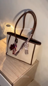 RAINSMORE Womens Large Tote Bag | Color Block Commuter Bag with Complimentary Scarf for women