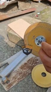 Mata Gerinda Tebal Awet Pemotong Besi Poles Bevel Keramik Potong Kayu Serbaguna Multifungsi 4inci