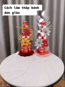 Set phụ kiện làm tháp oản tháp bánh tháp bia tháp nước ngọt tài lộc trang trí Tết Trùm Sỉ Gia Thành