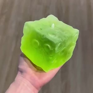 Đồ Chơi Bóp Xả Stress Hình Khối Lập Phương Trong Suốt Mềm Mại Chất Liệu Maltose Jumbo Cheese Đàn Hồi Chậm Dành Cho Người Lớn