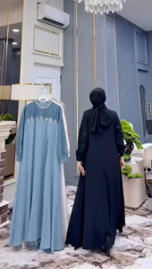 ZIFA FASHION // COD // SELIA DRESS FREE PASHMINA BY ASOPUROH // GAMIS SET CRUTY MIX BRUKAT KERANCANG MEWAH LD 110CM PB 140CM // GAMIS SET HIJAB MODIS SIAP KIRIM // DRESS SET GAMIS PESTA KONDANGAN KEKINIAN // *ST