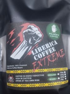 Premium LIBERICA Coffee GROUNDS DARK Roast 100g resealable reusable pouch for Brewed Coffee Espresso French Press and more