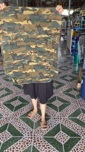 VẢI BỐ GIƯỜNG XẾP NHÔM US (VẢI GIƯỜNG NHÔM MỸ XƯA VẢI XANH RẰN RI MỚI)