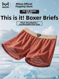 MiiOW | Cool Silky Big Size Breathable Outdoor Wear Mens Briefs