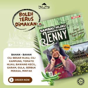 Sambal Omak Jenny Sambal Hijau Minang (READY TO EAT)