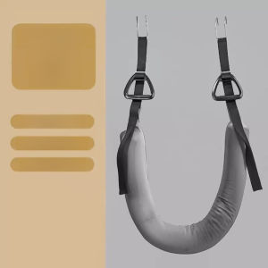 Household Adjustable Lumbar Traction Support Belt Breathable Mesh Back Stretch for Back & Stomach Support Soothing Waist Belt