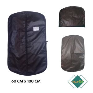 Hua Cj / Cover Jas / Model Spunbond Hitam polos / Sarung Jas gantung / sarung jas