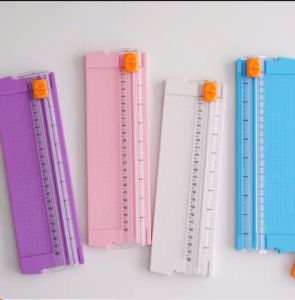 SUBTLEแท่นตัดกระดาษ ที่ตัดกระดาษขนาดเล็ก เครื่องตัดกระดาษแบบรูด A4/A5 ขนาด ใบมีดคม พกพาง่าย สามารถตัดกระดาษต่างๆได้ การผลิตทำมือ DIY