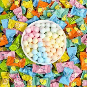 HOT Kẹo ngậm vitamin C không đường mix đủ vị Túi 100 viên