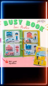 Busy Book Seri Profesi / Pekerjaan 14 Halaman