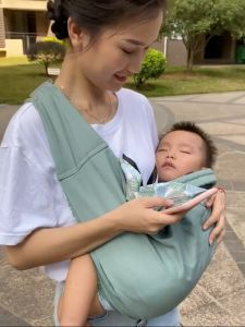 Baby Carrier Sling Wrap 0-3Y Natural Cotton Baby Sling Baby Holder Extra Comfortable Breathable Carrier