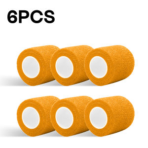 6PCS Tattoo Grip Bandage LASTJUDG High Quality Waterproof Self Adhesive Tattoo Accessories Colorful Soft Cotton Tattoo Supplies