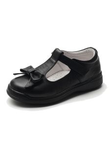 koraro no hana | Black Butterfly Princess Soft Sole Leather Shoes for Girls