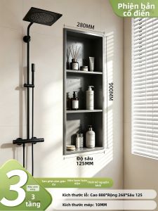 BEIQIVI | Kệ Treo Tường Phòng Tắm Chống Gỉ 304 Thép Không Gỉ