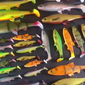Spinpoler 3D Swimbait Soft Fishing Lure With Stinger Rig Hook Sinker Weight Set Bass Pike Trout Zander Big Game Fishing Tackle