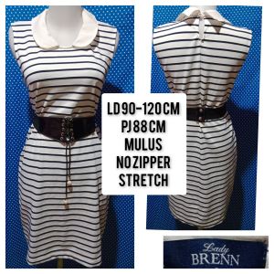 DRESS KUTUNG/SLEEVELESS PUTIH(BRENN) 102