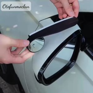 Sét 2 Vè Che mưa + Gương Chiếu Hậu Tròn Nhỏ Tự Động Đảo Ngược Điểm Mù 360 Độ Đa Năng