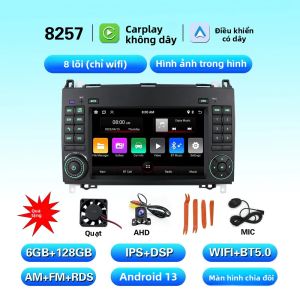 Máy Nghe Nhạc Video Ô Tô 7 Inch Cho Mercedes Benz B200 Màn Hình Cảm Ứng Nguyên Bản Android Bluetooth GPS Dẫn Đường Carplay Radio