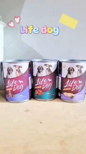 LIFE DOG 375gr KALENG MAKANAN ANJING