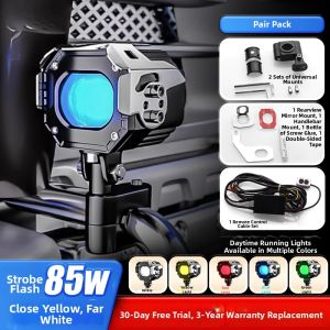 UNJOYLIOD | External Flashing LED Headlight