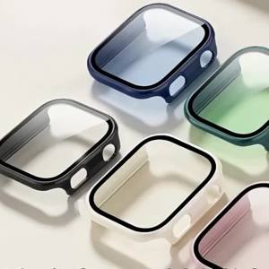 PC Shell+Glass for Xiaomi Redmi Watch 6 Screen Protector Anti-scratch Film Bumper Protective Cover for Redmi Watch 6 Accessories
