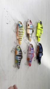 Mồi Câu Giả Minnow Khớp Nối 115mm 30g Mồi Câu Nổi Không Môi Mồi Crankbait Mồi Cứng Dành Cho Cá Bass Cá Pike Câu Cá Biển Sông Hồ.