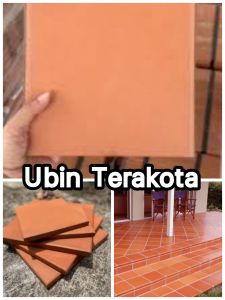 Terakota 20x20cm / Ubin Terakota / Lantai Terakota Tanah Liat