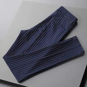 SALE ล้างสต๊อก ไม่ครบสี/ไซส์ <ลายริ้วตรง> กางเกงแสล็คขาเต่อ ลายทางตรง ล๊อตใหม่ไม่มีกระดุม ซ่อนตะขอ