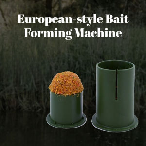 Bait Ball Shaper Plastic 80mm Army Green Color Ocean Boat Fishing Simple Portable Bait Ball Shapers Carp Fishing Bait Shapers