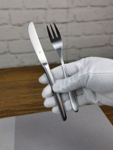 WMF Stainless Steel Sanding Kids Western Food Knife and Fork Steak Knife Restaurant Steak Knife Noodle Fork For Home Main Meal Knife and Fork