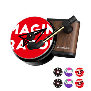 Car Air Freshener Kit Record Player Turntable Car Perfume Clip Vinyl Phonograph Air Vent Outlet Aromatherapy Clip Smell Diffuser