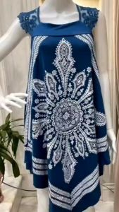 MISS K Women Plus Size Summer Dress Hanger Dress Size M-2XL