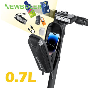 NEWBOLER 0.7L 3L 5L Electric Scooter Bag Accessories Electric Vehicle Bag Waterproof Scooter Front Bag Bike Bag Parts Rainproof