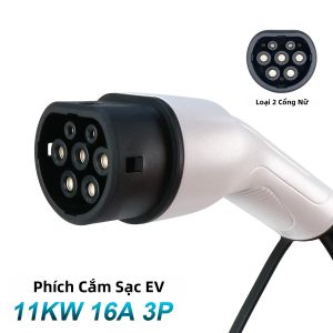 Ổ Cắm Sạc Xe Điện Kolanky EV 16A 32A Loại Cái 3.6KW-22KW Dùng Cho Lắp Đặt Bộ Sạc Xe Điện Tại Nhà Thay Thế Chất Liệu Nhựa Đạt Chuẩn IP67