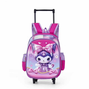 KidStyle 12inches Mini Ditachable Trolley Bag 3-5years old Cute Character Daycare School Backpack