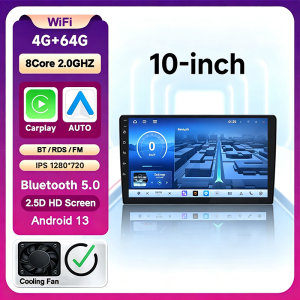 New 2 Din Universal Car Multimedia Player Android 13 8-Core 4GB+64GB 7/9/10" GPS WiFi Bluetooth Car Radio Stereo Auto Audio