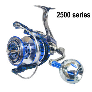 VWVIVIDWORLDAll MetalSaltwater Fishing Reel21Kg Max DragSpinning ReelMetal BodyCasting ReelSuitable for All Water
