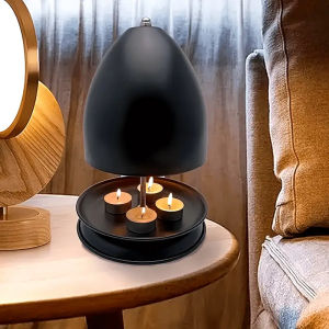 เครื่องทําความร้อนกลางแจ้งมัลติฟังก์ชั่น ชุดทําความร้อนเทียน พร้อมเครื่องอุ่นมือและเชิงเทียน - ทนทาน